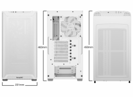 buď zticha! PURE BASE 501 Airflow, věžová skříň