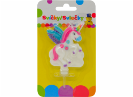 Narozeninová svíčka s JEDNOROŽCEM a držákem