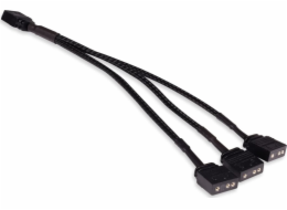 Alphacool Y-kabelový rozbočovač aRGB 3-pin až 3x 3-pin, 15cm