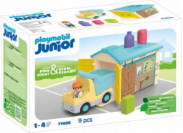 PLAYMOBIL 71686 Junior: Nákladní auto s třídicí garáží, stavebnice PLAYMOBIL 71686 Junior: Nákladní auto s třídicí garáží, stavebnice
