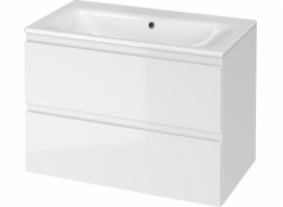 Cersanit SET B277 MODUO 80 WHITE DSM umyvadlo (SKŘÍŇKA + UMÝVADLO OTOČENÉ NA DESKU) // CER.MODUO-SET-80-BÍLÁ-DSM-ZAPUŠTĚNÉ (S801-316-ECO)