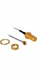 DeLOCK RP-SMA zásuvka pro instalaci > MHF/U.FL-LP-068 zástrčka, adaptér
