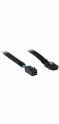 Inter-Tech Kabel SFF 8643 > SFF 8087 (černý, 0,75 metru (opláštěný))