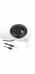 DeLOCK stolní hub 4x USB 3.0 60mm, USB hub
