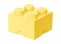 LEGO Storage Brick 4 pastelově žlutá, úložný box