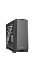 být zticha! SILENT BASE 601 Window Black, věžová skříň