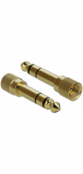DeLOCK adaptér 6,35mm zástrčka > 3,5mm 3kolíková zásuvka, šroubovací