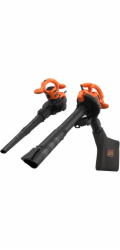 BLACK+DECKER elektrický vysavač listí 3 v 1 BEBLV260-QS, vysavač listí/foukač listí