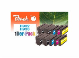 Peach inkoust PI300-752 (balení 10 ks) (kompatibilní s HP č. 932/933)