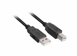 USB 2.0 Kabel, USB-A Stecker > USB-B Stecker