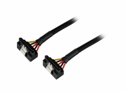 SATA Y napájecí kabel 90°, Y kabel