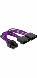 Delock 8pinový EPS -> 2x 4pinový Molex 0,15m (83703)