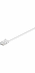 Goobay Flat patch kabel U / UTP kat.5e 5m bílý (93361)