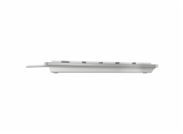 Cherry KC 6000 SLIM PRO MAC (stříbrná/bílá, US layout, nůžková technologie Cherry SX)