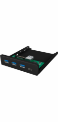 Přední panel Icy Box 3x USB 3.0 + 1x USB-C (IB-HUB1418-i3)