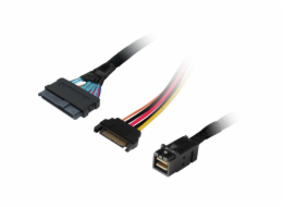 HighPoint mSAS adaptérový kabel SFF8643 > U.2 SFF-8639 NVMe