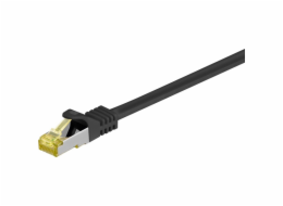 Goobay&nbsp;Patch&nbsp;kabel&nbsp;RJ-45&nbsp;SFTP&nbsp;s&nbsp;Cat&nbsp;7&nbsp;(černý,&nbsp;2&nbsp;metry,&nbsp;500&nbsp;MHz)