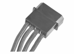 "SST-PP07-BTSB, 1x 4kolíkový 5,25"" > 4x 15kolíkový SATA, adaptér"