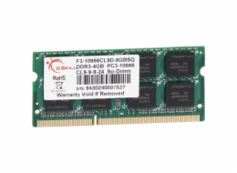 G.Skill SO-DIMM 4 GB DDR3-1333, pro MacBook Pro/iMac, RAM