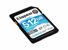 Kingston Canvas Go! Plus 512GB SDXC, paměťová karta