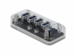 DeLOCK Externí USB 3.0 Hub se 4 porty, USB hub