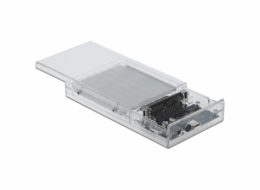 DeLOCK "Externí duální kryt pro 2 x 2,5" SATA HDD / SSD se zásuvkou USB Type-C, kryt disku"