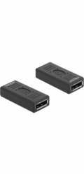 AV adaptér Delock DisplayPort - DisplayPort černý (66643)