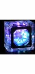 Alphacool Průtokoměr Eisfluegel Aurora HighFlow s otáčkoměrným signálem (průhledný)