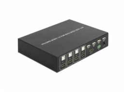 DeLOCK KVM 4v1 Multiview Switch 4x HDMI USB 2.0, KVM switch