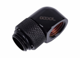 Alphacool HF L-konektor G1/4 vnější závit otočný na G1/4 vnitřní závit - tmavě černá, připojení