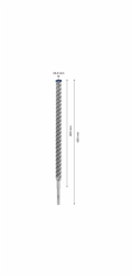 Bosch EXPERT príklep.vrták SDS plus-7X 22x400x450mm