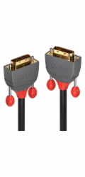 Lindy DVI-D Dual-Link kabel, Anthra Line (černo-šedý, 15 metrů)