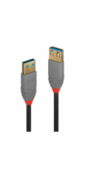 Prodlužovací kabel USB 3.2 Gen 1 Anthra Line, USB-A samec > USB-A samice