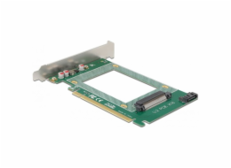 DeLOCK PCI Express x16 karta na 1 x interní U.2 NVMe SFF-8639, karta rozhraní