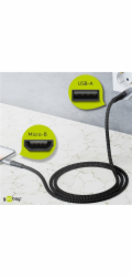 USB 2.0 Kabel, USB-A Stecker > Micro-USB Stecker