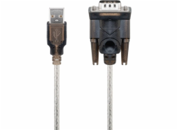 goobay USB 2.0 adaptérový kabel, USB-A samec > sériový RS-232 samec