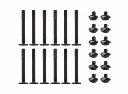 Alphacool Sada šroubů pro chladič M3x30mm / M3x5mm (černá, 24dílná)