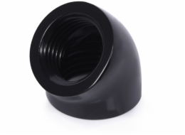 Alphacool Eiszapfen L-konektor 45° G1/4 samice na G1/4 samice - černý, spoj