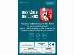 Asmodee Unstable Unicorns - Dobrodružná rozšiřující sada, karetní hra
