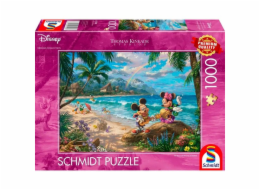 Thomas Kinkade Studios: Kolekce Disney Dreams - Minnie a Mickey na Havaji, puzzle