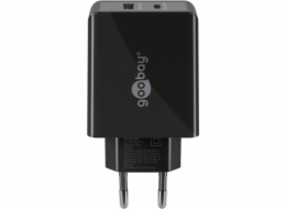 duální rychlá nabíječka goobay USB-C PD 30 wattů