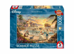 Schmidt Spiele Thomas Kinkade Studios: Kolekce Disney Dreams - Malá mořská víla, oslava lásky, puzzle