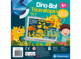 Clementoni Galileo Robotics DinoBot Triceratops, figurka na hraní
