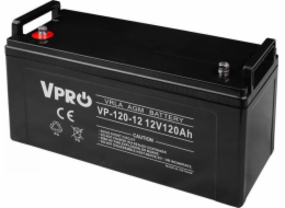 VOLT POLSKA AGM VPRO 12V 120Ah VRLA Bezúdržbová baterie