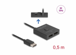 DeLOCK DisplayPort Switch 2 > 1 obousměrný 8K