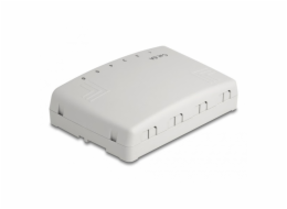 DeLOCK Mini Desktop Patch Panel 6 Port Cat.6a
