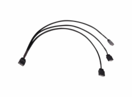 Alphacool Y-kabelový rozbočovač aRGB 3-pin až 3x 3-pin, 30cm