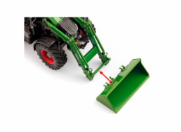 Wiking Fendt 724 Vario s čelním nakladačem, model vozidla