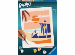 Ravensburger CreArt Beach - Chata, Malba
