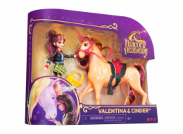 Spin Master Unicorn Academy - Valentina a Unicorn Cinder Set, figurka na hraní